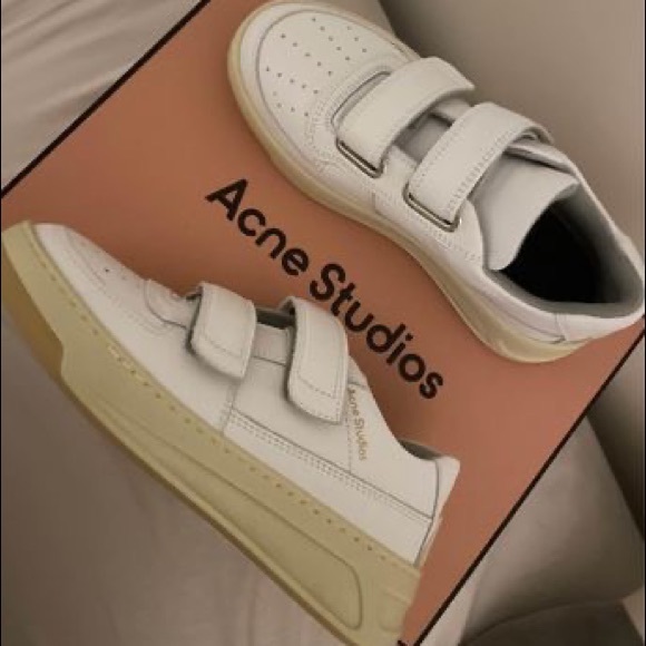 acne studios strap sneakers